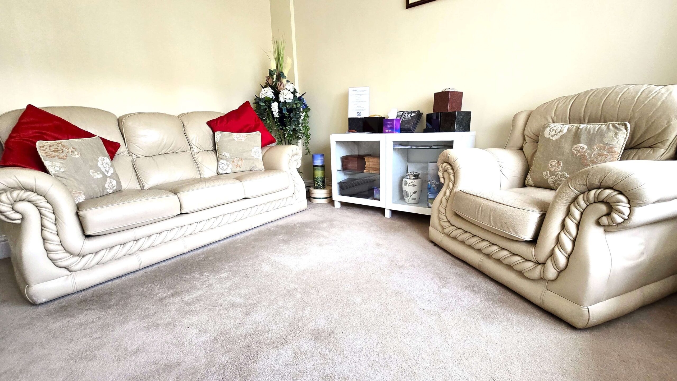 Private lounge area at Varty's Funeral Directors and Monumental Masons